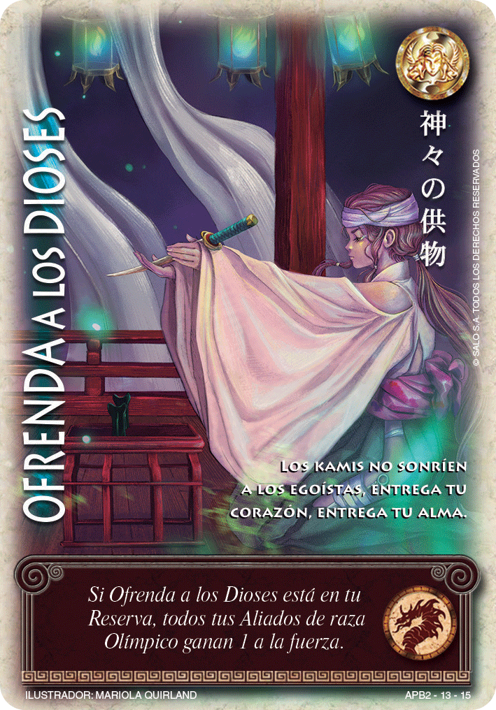 ofrenda a los dioses