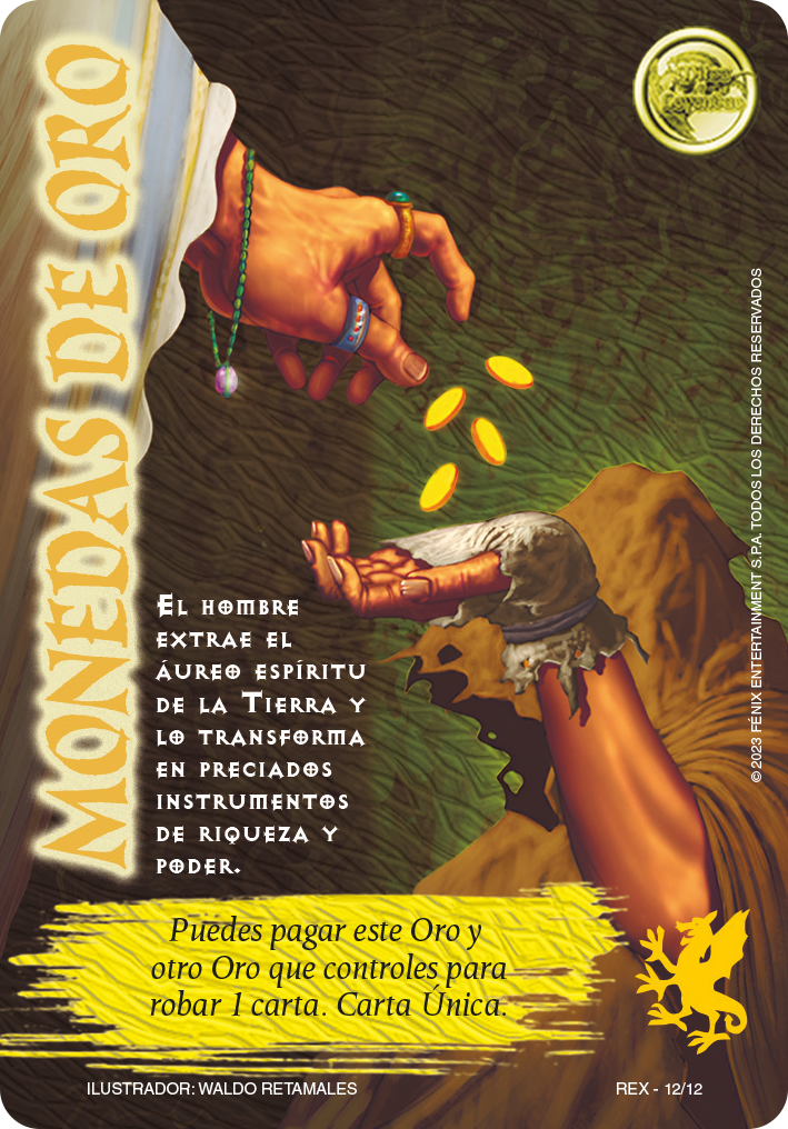 monedas de oro