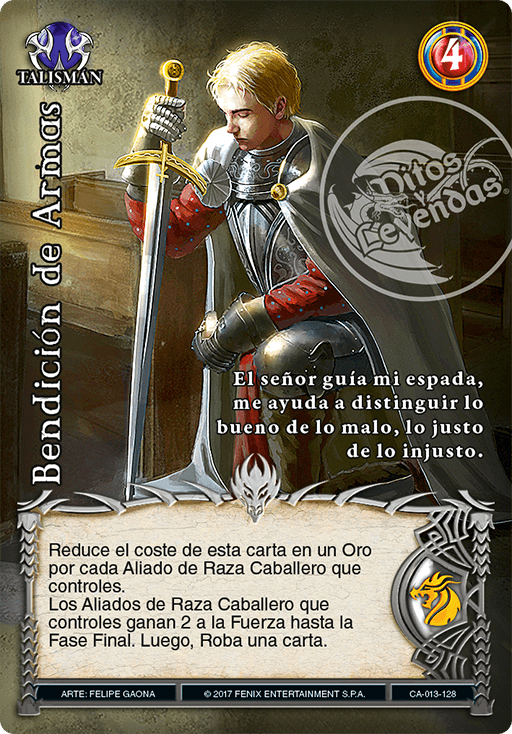 bendicion de armas