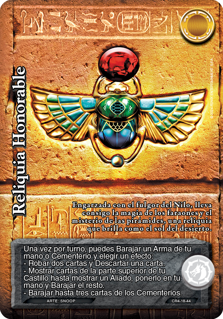 reliquia honorable