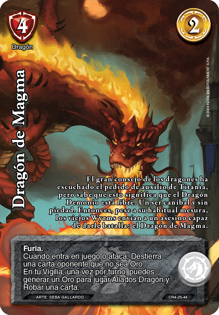 dragon de magma