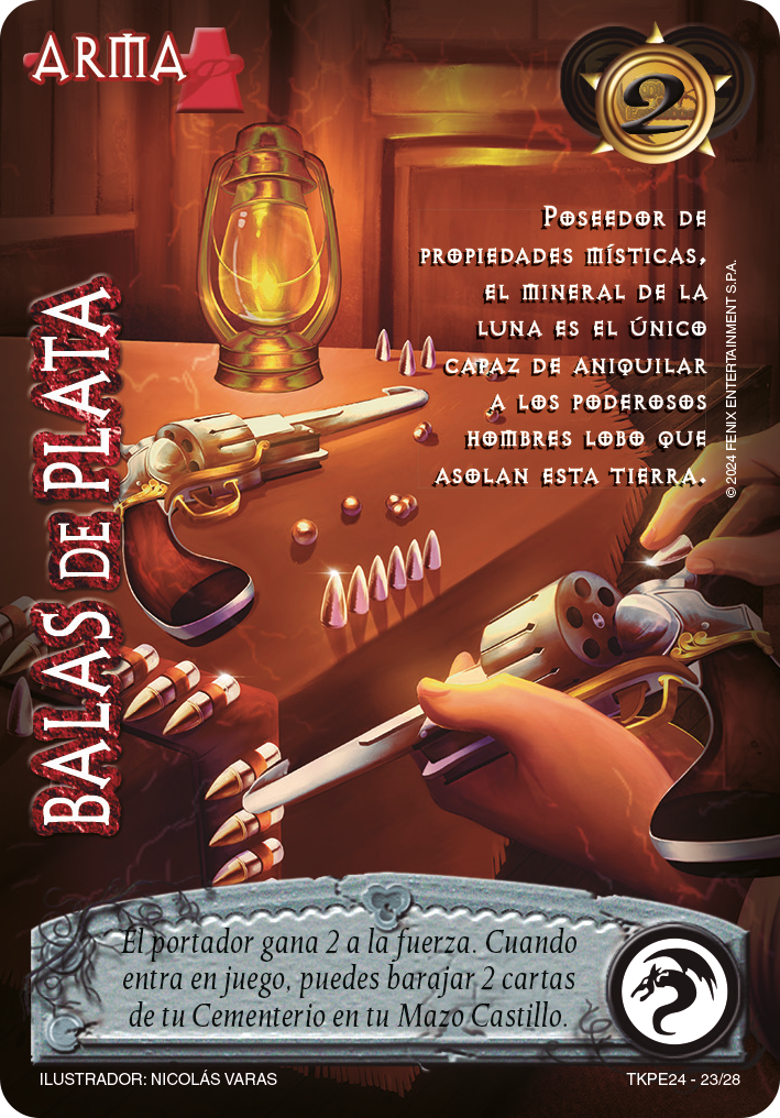 balas de plata