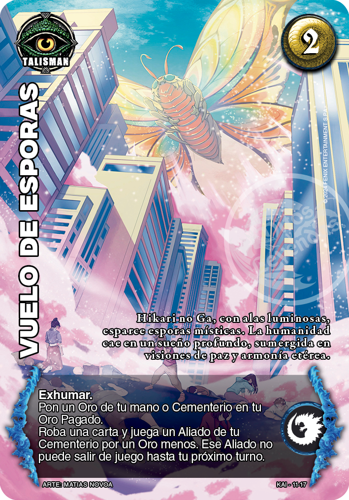 vuelo de esporas