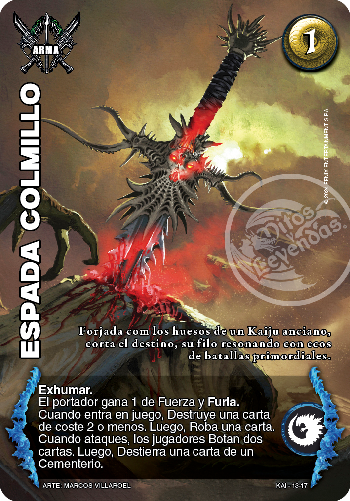 espada colmillo