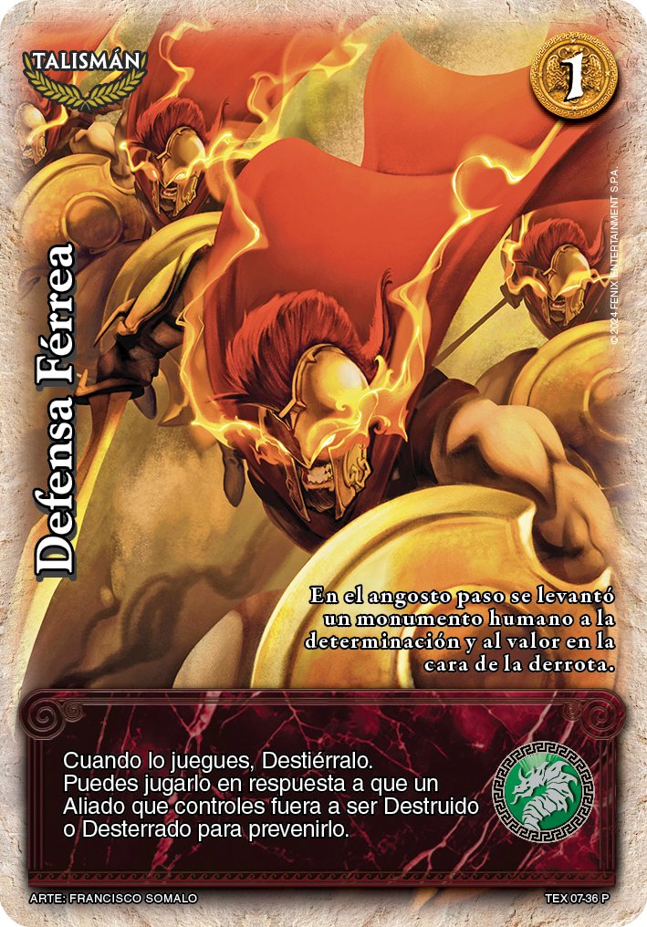 defensa ferrea