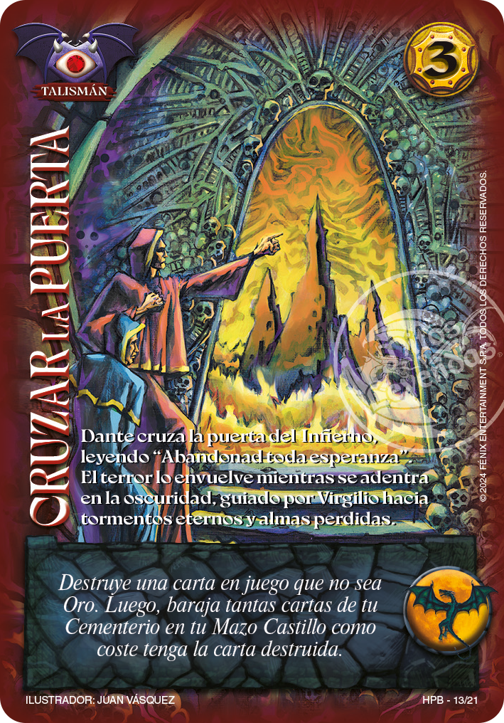 cruzar la puerta