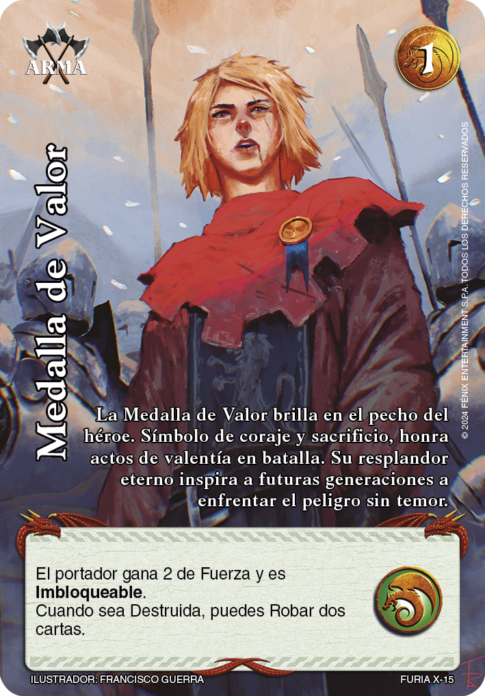 medalla de valor