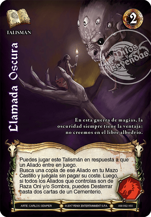 llamada oscura