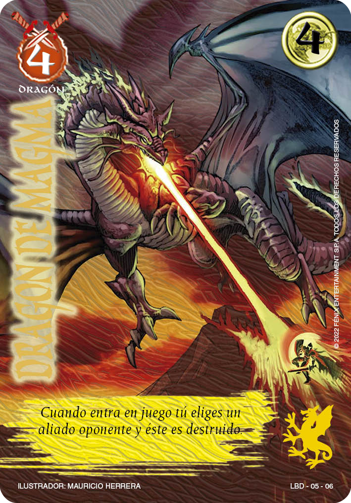 dragon de magma