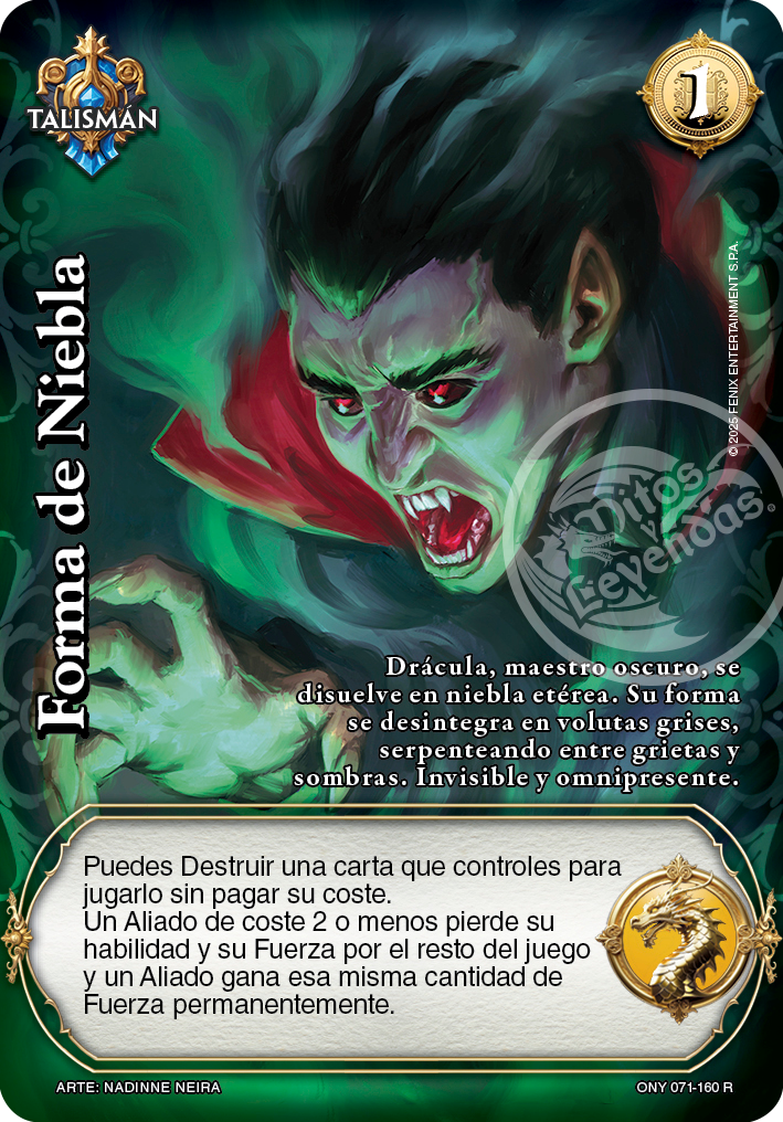 forma de niebla
