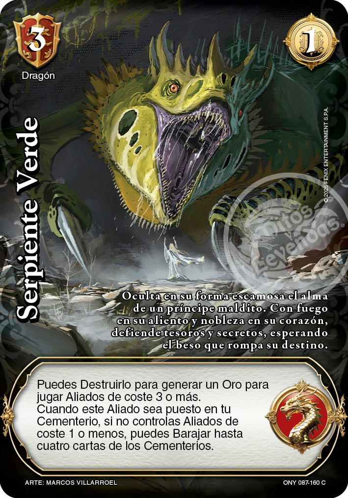 serpiente verde