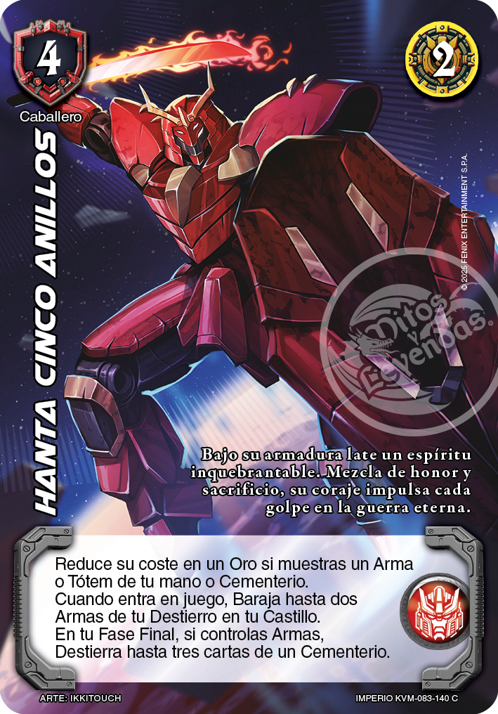 hanta cinco anillos