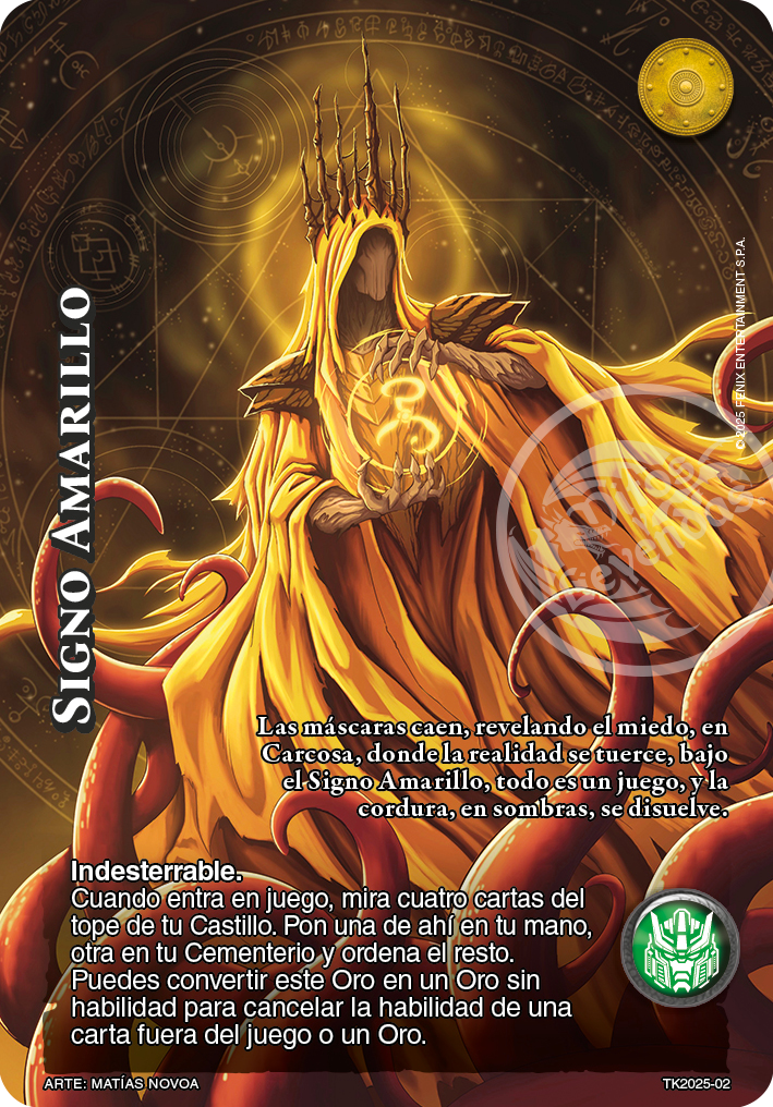 signo amarillo