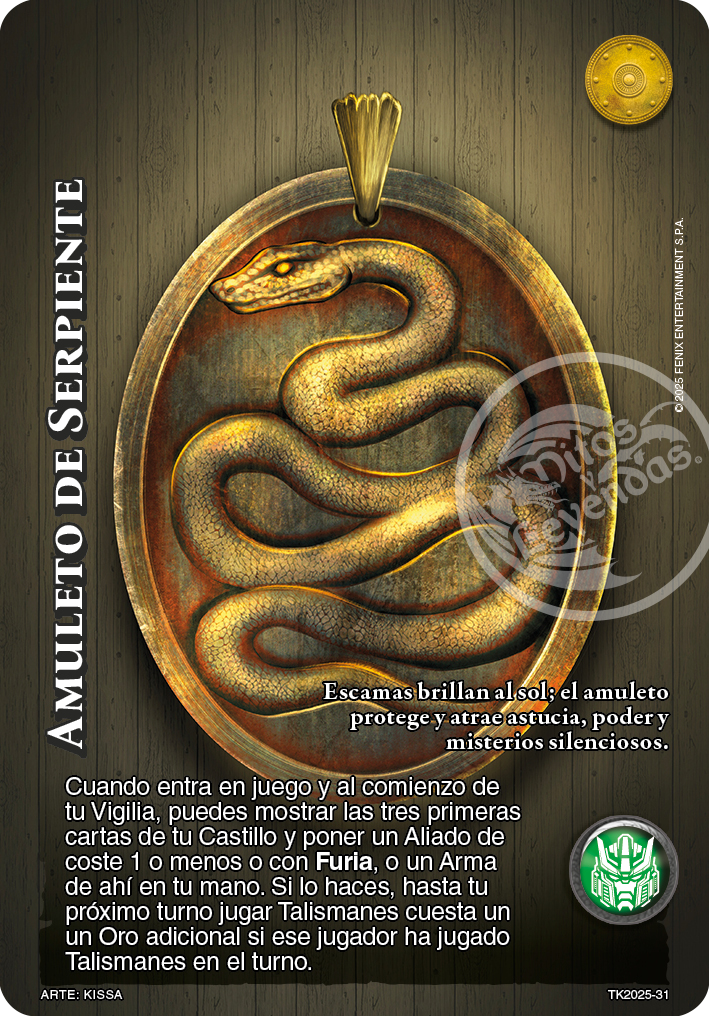 amuleto de serpiente