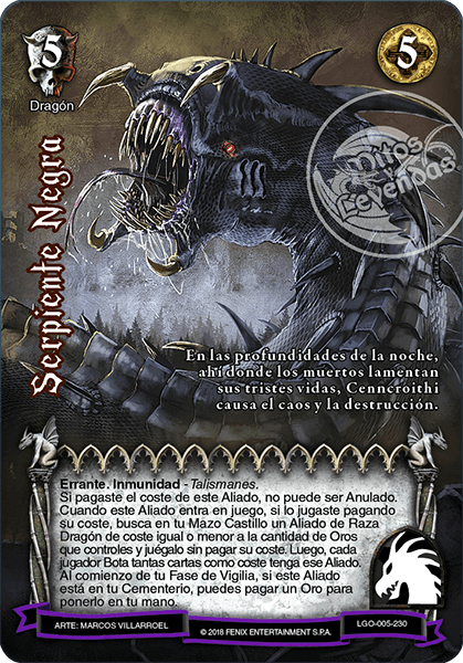 serpiente negra