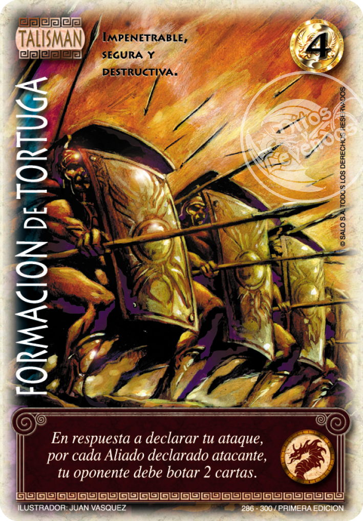 formacion de tortuga