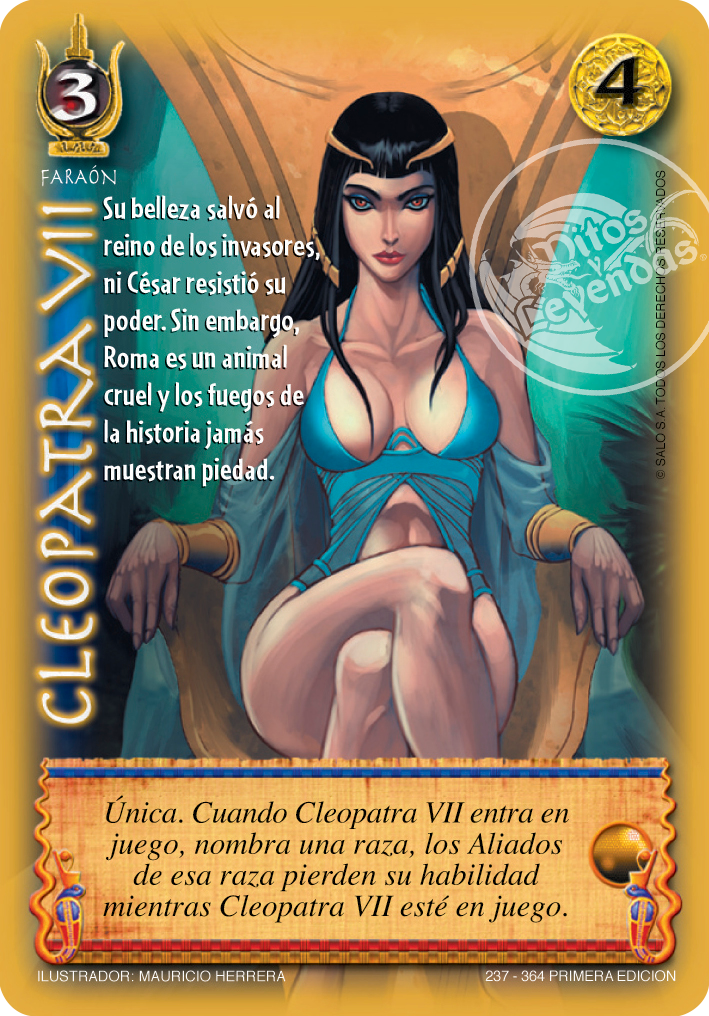 Carta Cleopatra VII Encrucijada
