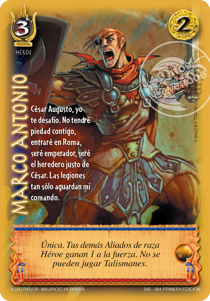Carta Marco Antonio Encrucijada