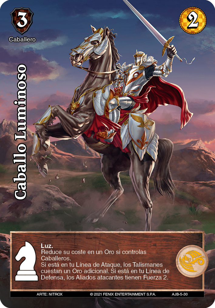 caballo luminoso