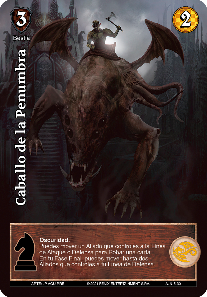 caballo de la penumbra