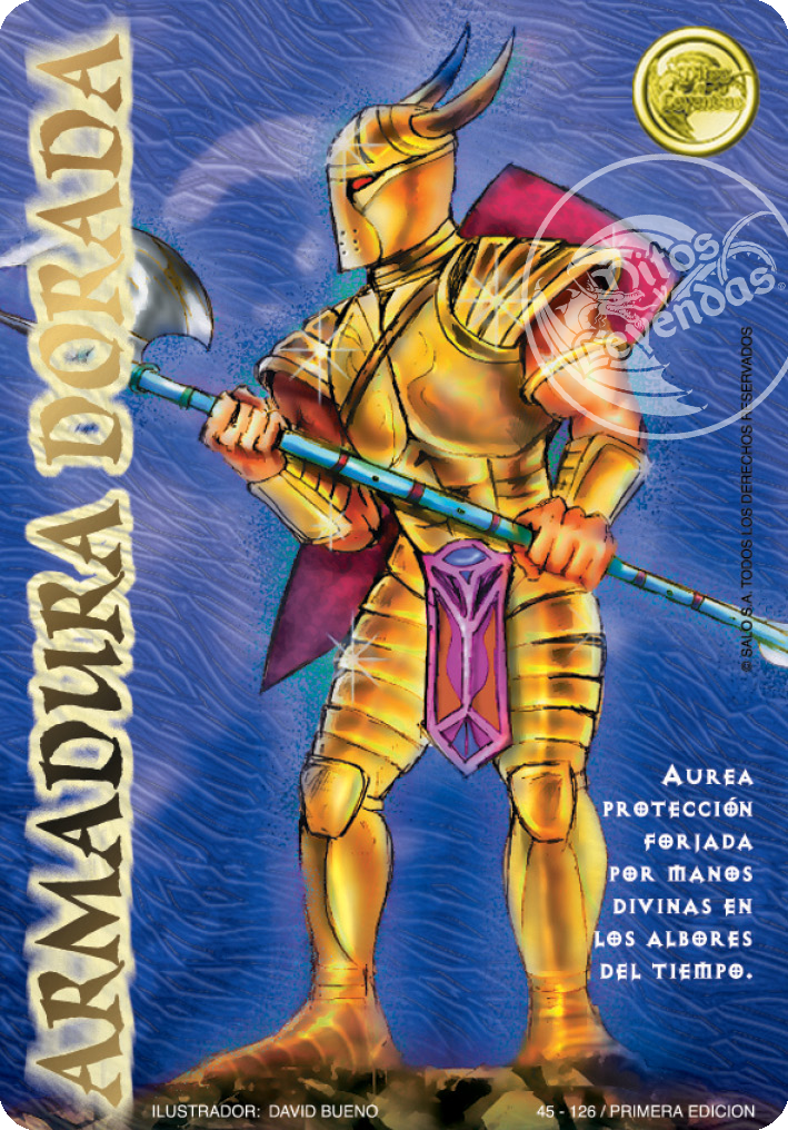 armadura dorada