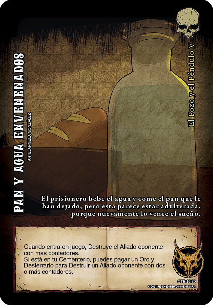 pan y agua envenenados