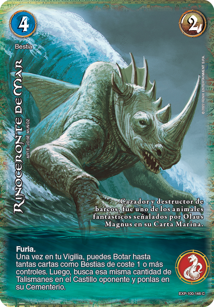 rinoceronte de mar