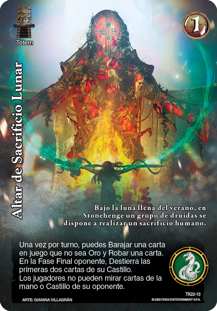 altar de sacrificio lunar