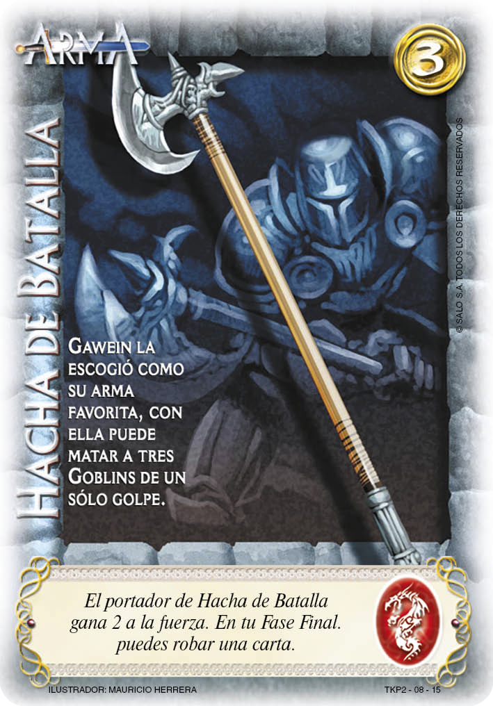hacha de batalla