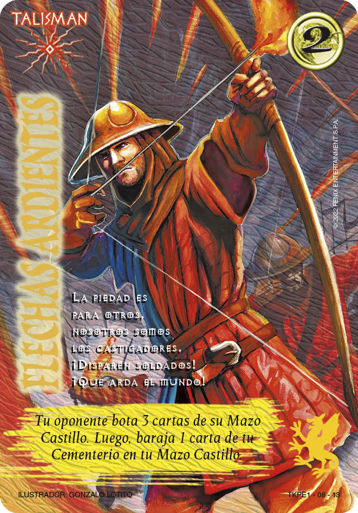 flechas ardientes