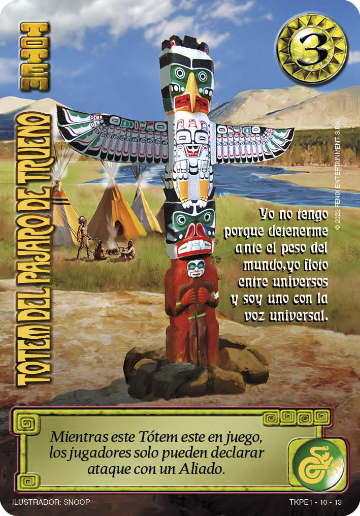 totem del pajaro de trueno