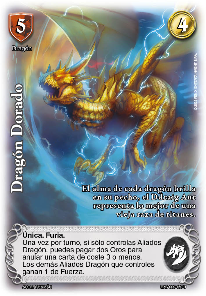 dragon dorado