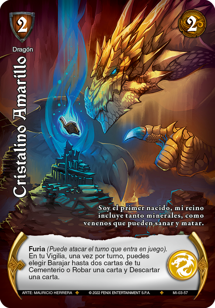 cristalino amarillo