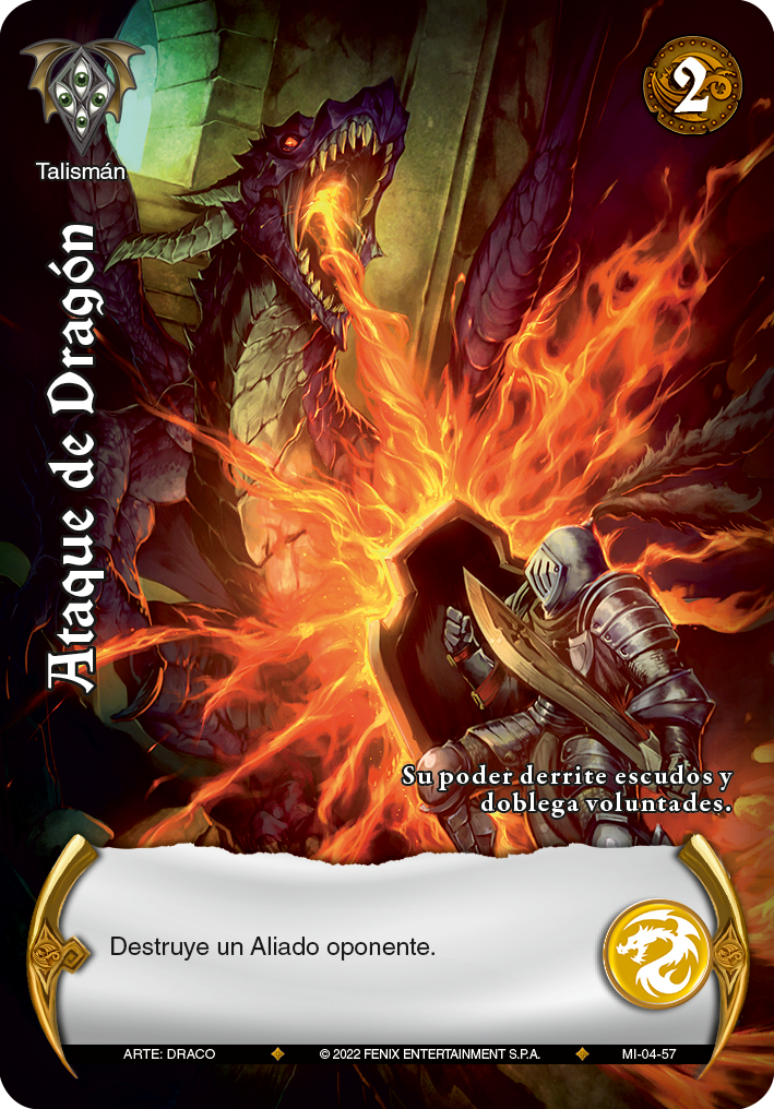 ataque de dragon
